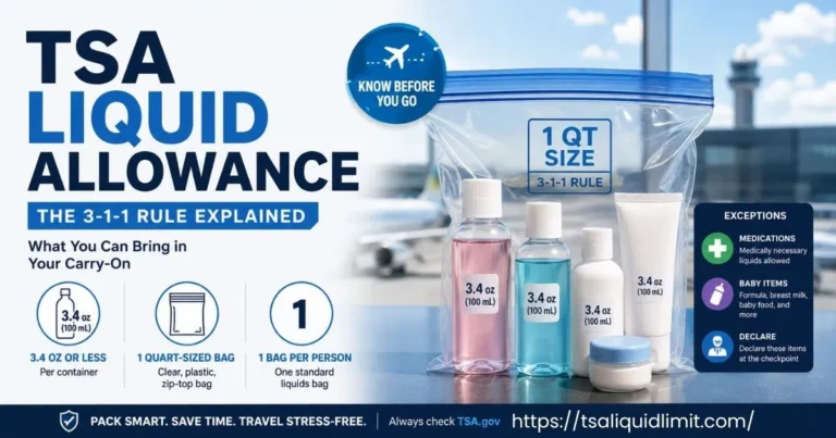 TSA Liquid Allowance