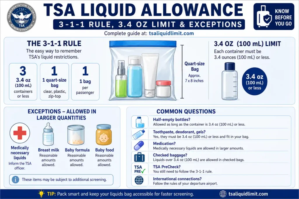 TSA Liquid Allowance